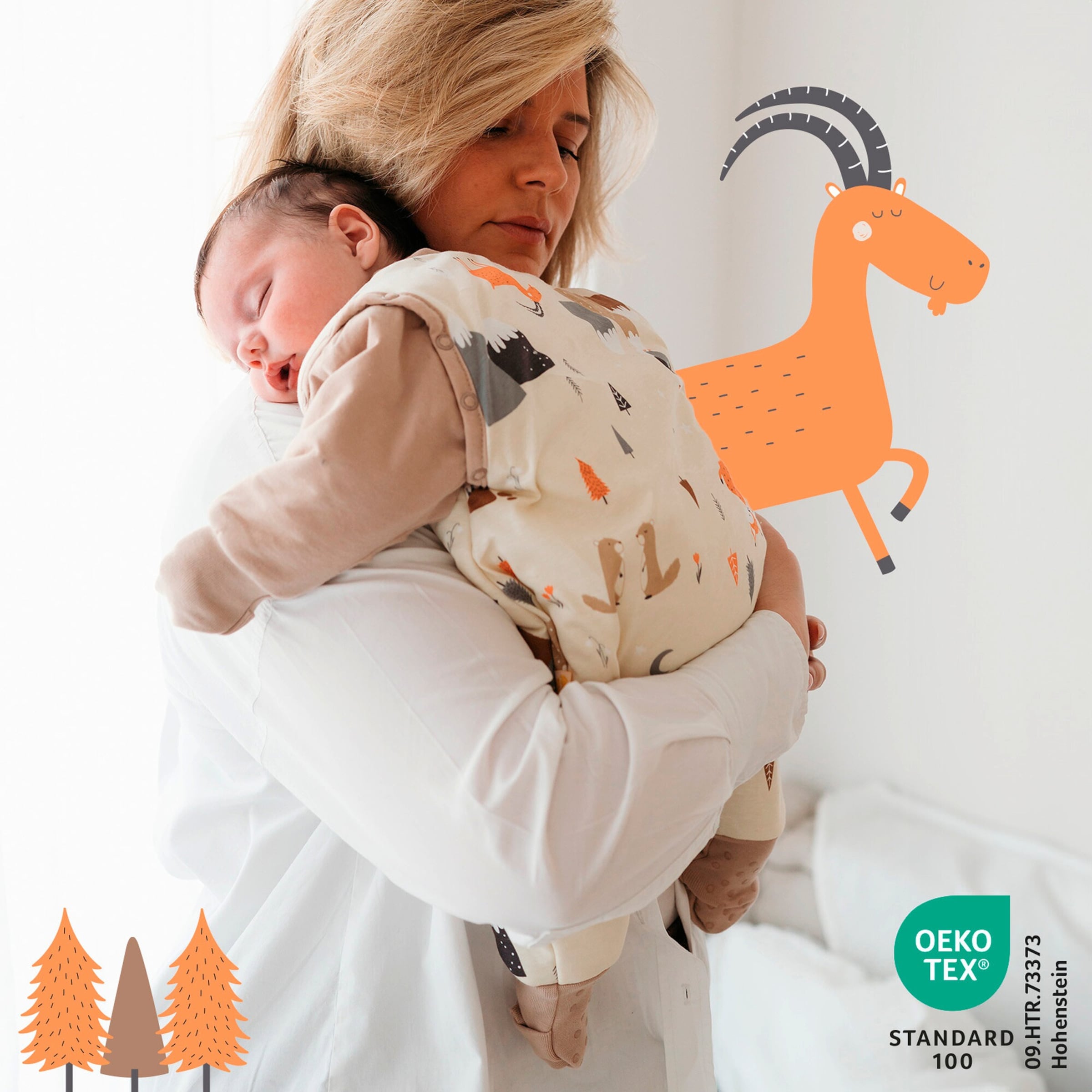 Schlummersack Schlafsack mit Füßen 1.0 Tog