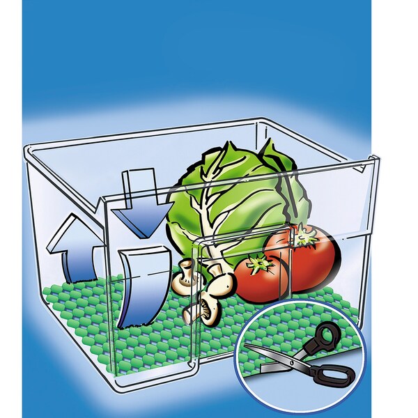 für Gemüse, | moderne Kühlschrankmatte - Die WENKO Hausfrau zuschneidbar