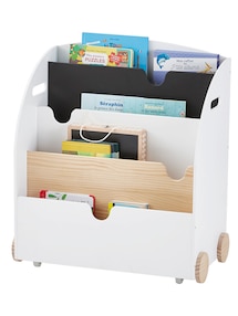 B¸cherregal mit Rollen SCHOOL, Kinderzimmer