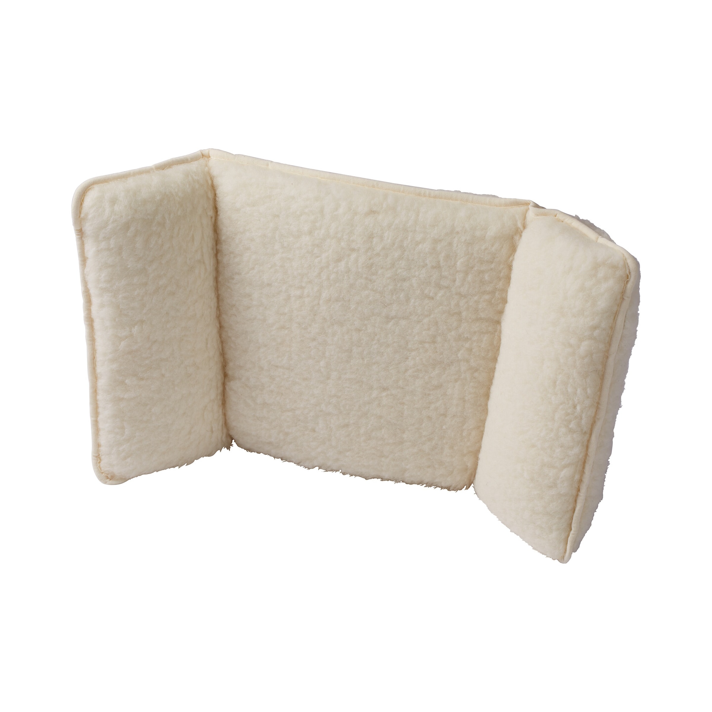 Sesselkissen mit Schurwolle beige