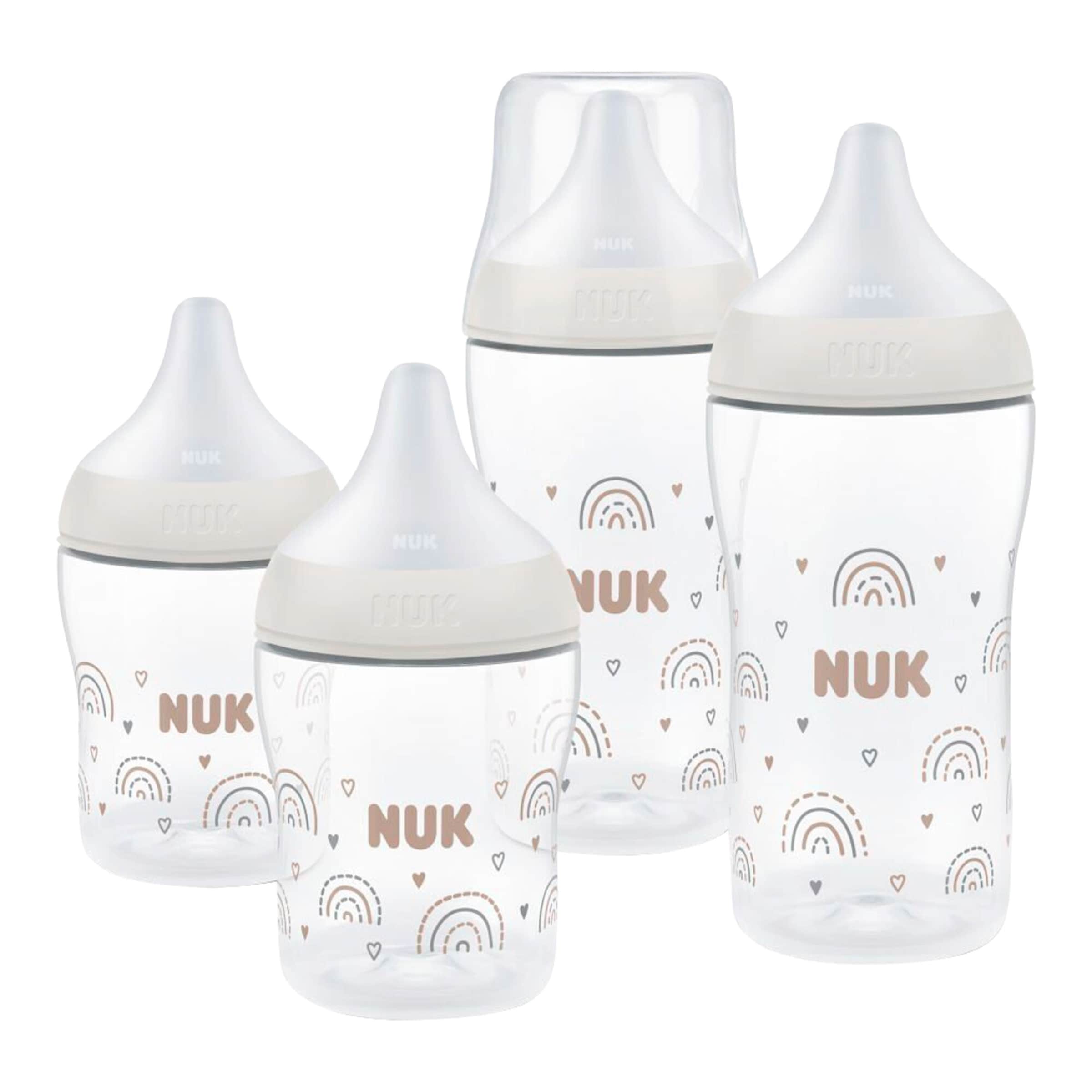 Nuk 4-tlg. Babyflaschen-Set Perfect Match, 0-6M
