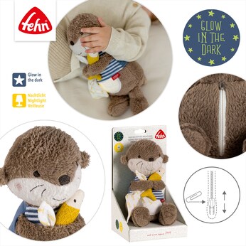 Kuscheltier Nachtlicht Otter Theo 27cm