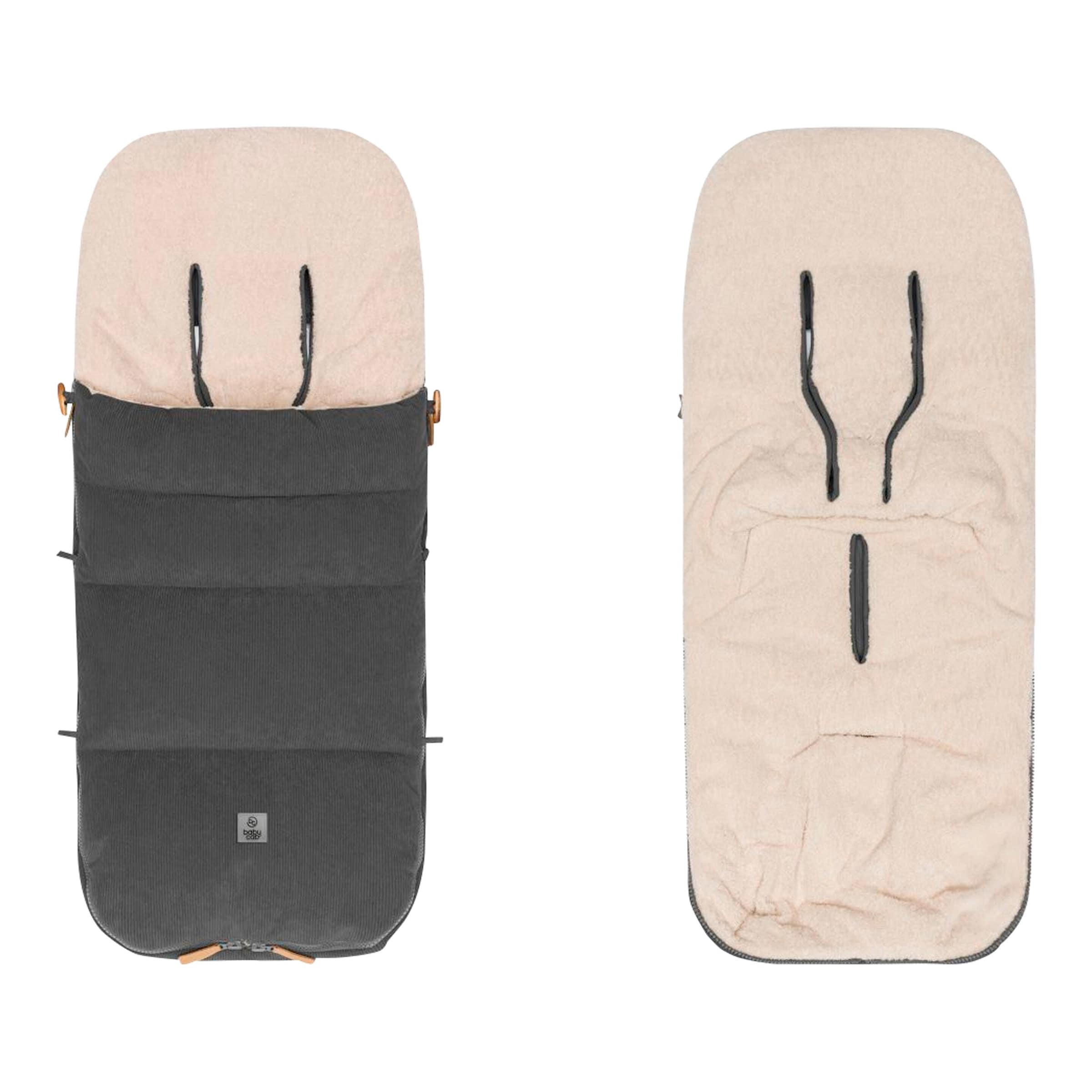 Babycab Winterfußsack Kemi Cord grau