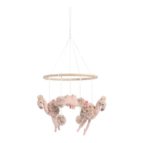 Holz-Mobile Flamingo 22cm