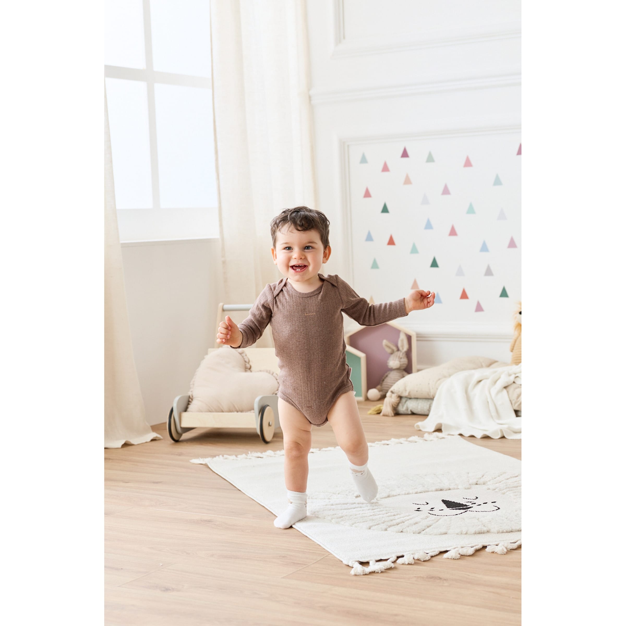 Thumbnail - Bornino Lieblinge Body langarm Rippqualität