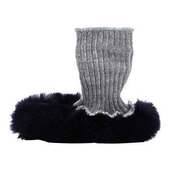 Lammfell-Schlupfschuhe