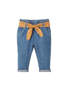 Mädchen Baby Jeans mit Stoffgürtel