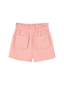 Paperbag-Shorts aus Twill Mädchen