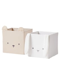 2er-Set Kinderzimmer Aufbewahrungsboxen
