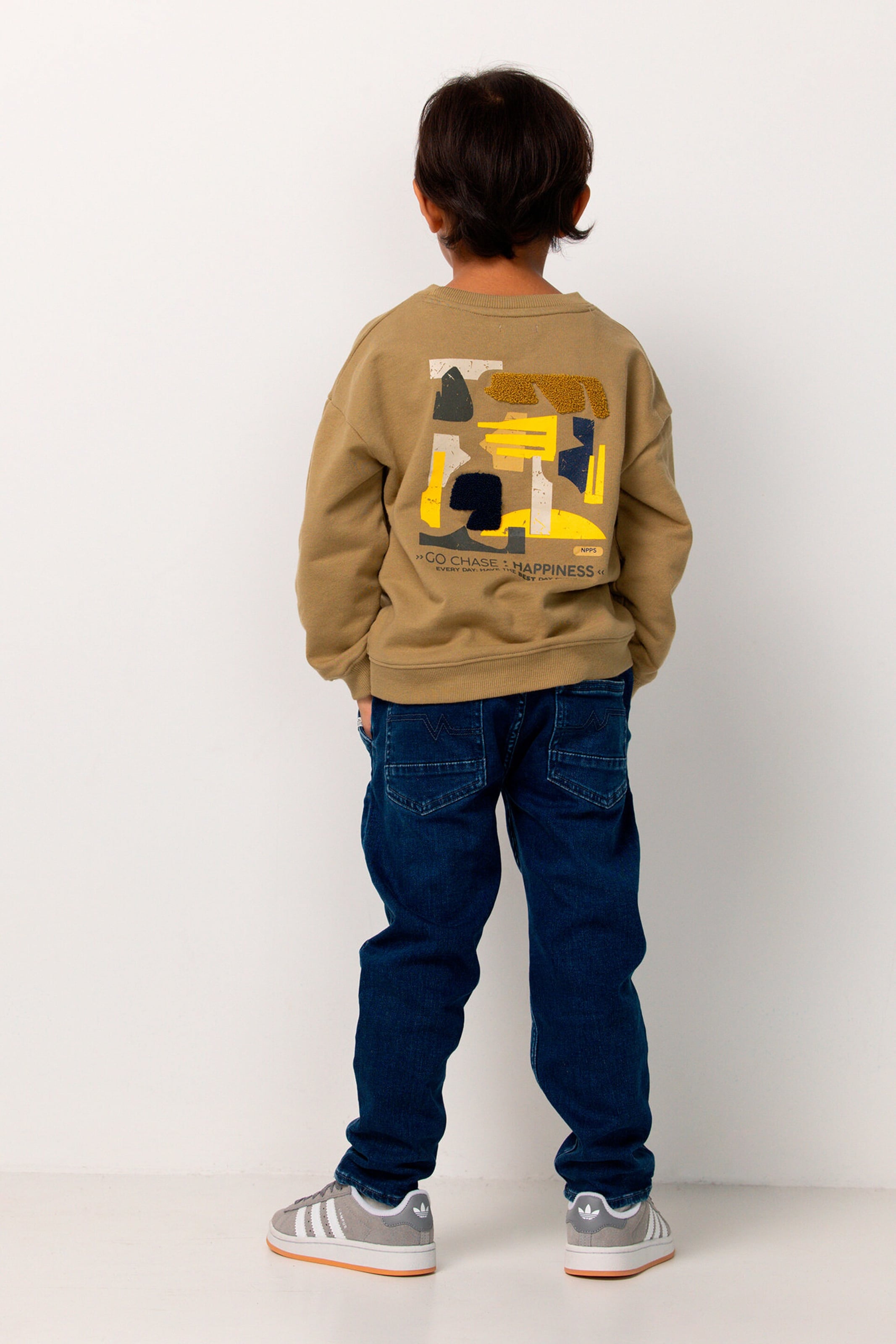 Thumbnail - Noppies Kids Sweater Ray - Backprint