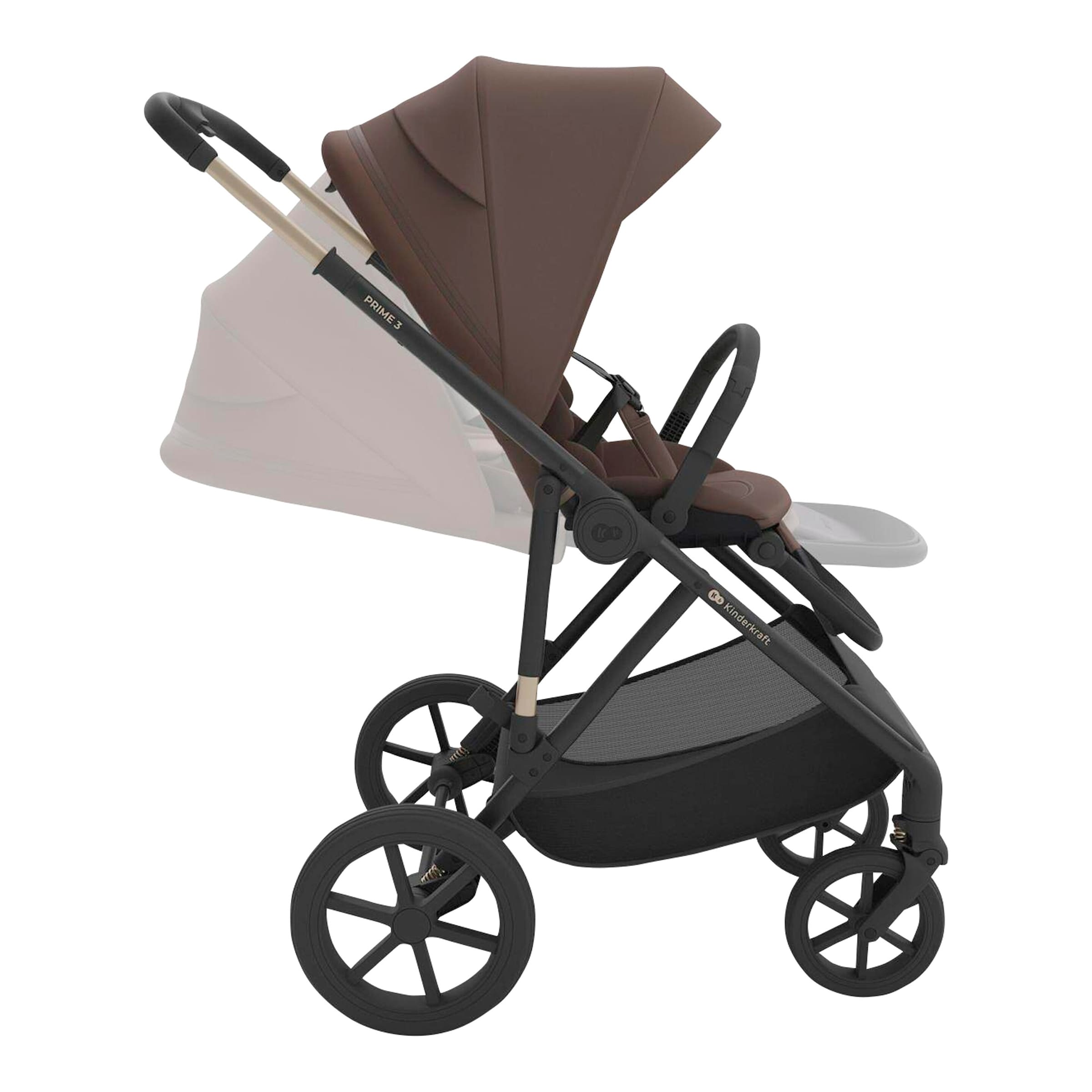 Kombikinderwagen Trio-Set PRIME 3 3in1 inkl. Babyschale MINK PRO 2