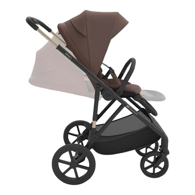 Kinderkraft Kombikinderwagen Trio-Set PRIME 3 3in1 inkl. Babyschale MINK PRO 2 velvet mocca