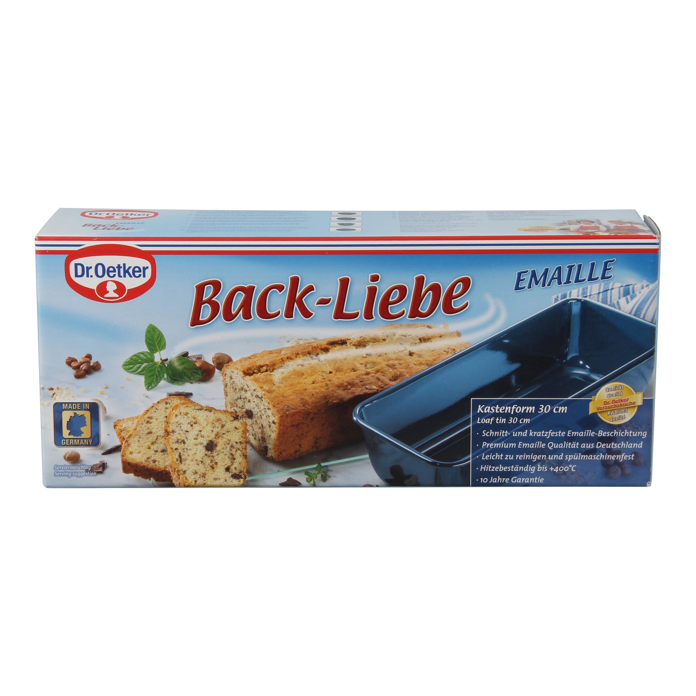 Kastenform Emaille 30 cm