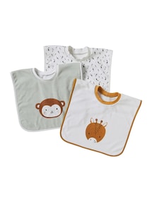 3er-Pack Baby Schlupflätzchen