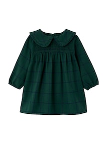 Baby Kleid aus Flanell mit Vichykaro