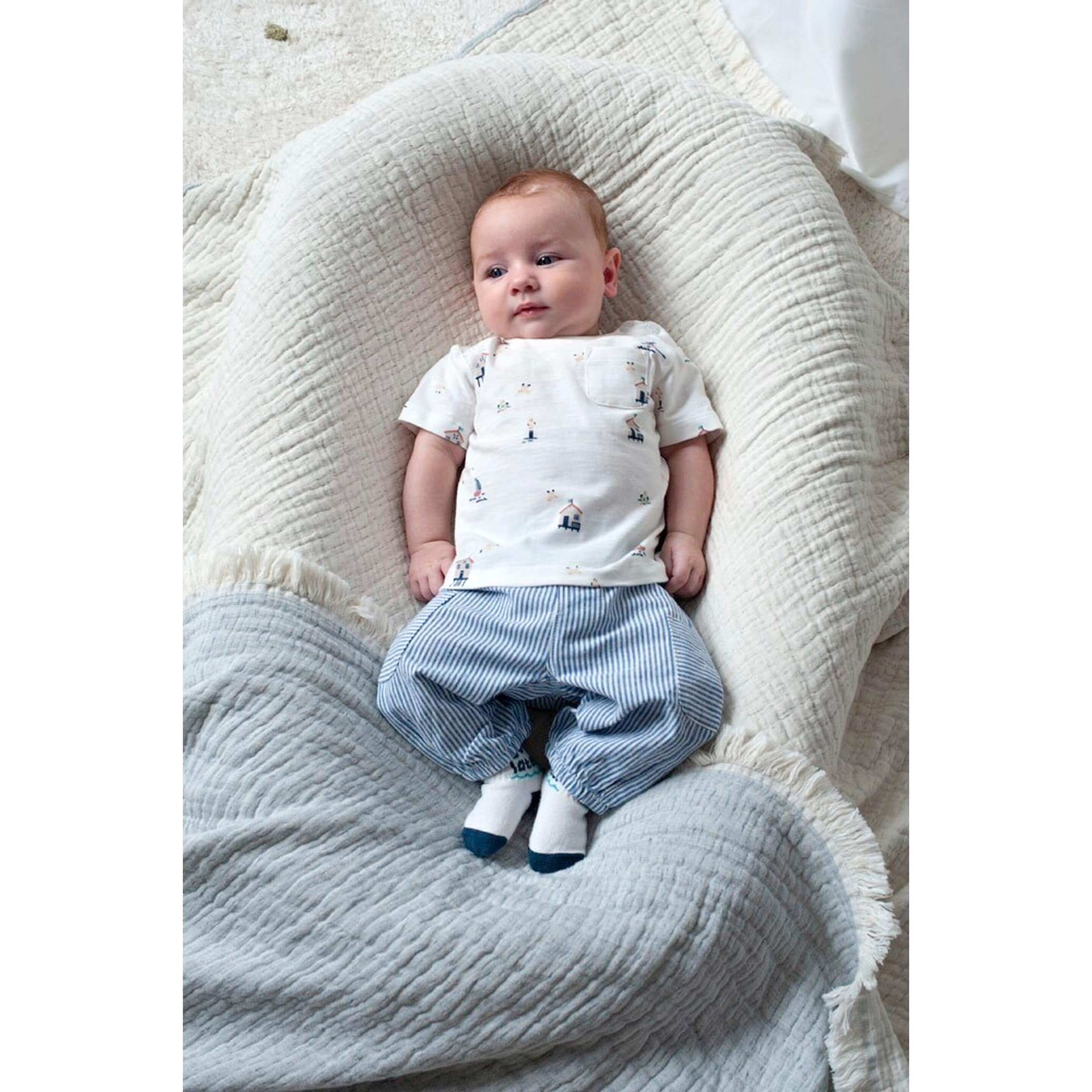 T-Shirt mit Tasche Maritim