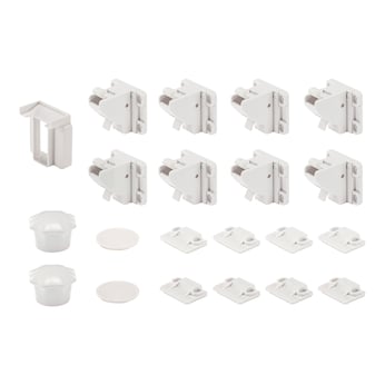 Lot de 8 verrous aimantés