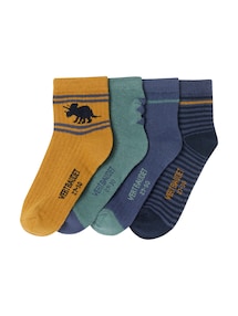 4er-Pack Jungen Socken mit Dinosauriern