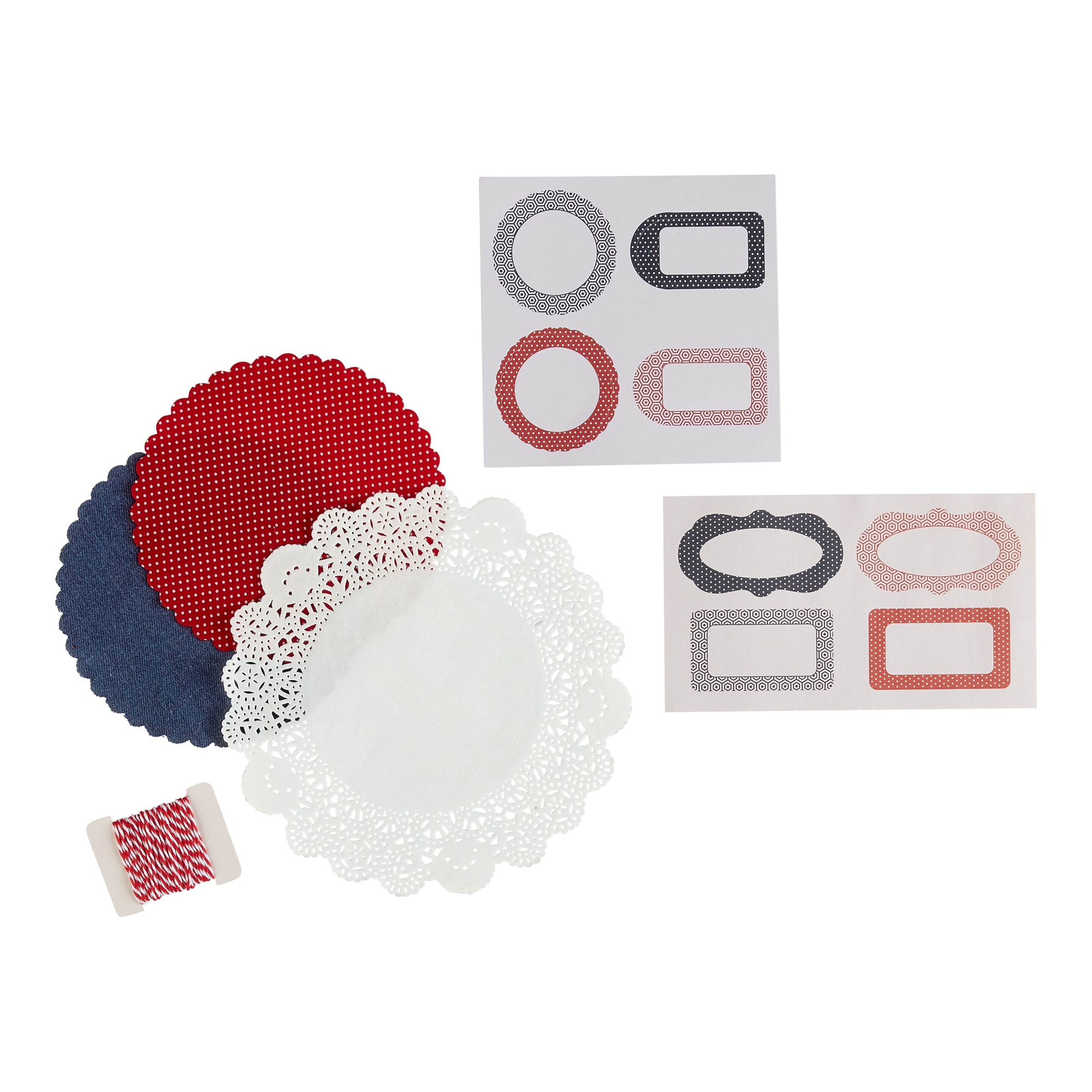 FACKELMANN FACKELMANN® Einmachglas-Deko-Set, 13-teilig
