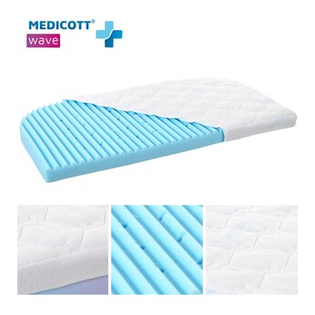 Bundle Beistellbett Boxspring inkl. Matratze MediTex® und Kinderbettumbausatz inkl. Matratze MediTex® extraluftig