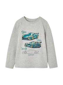 Jungen Langarmshirt mit witzigem Sport-Print