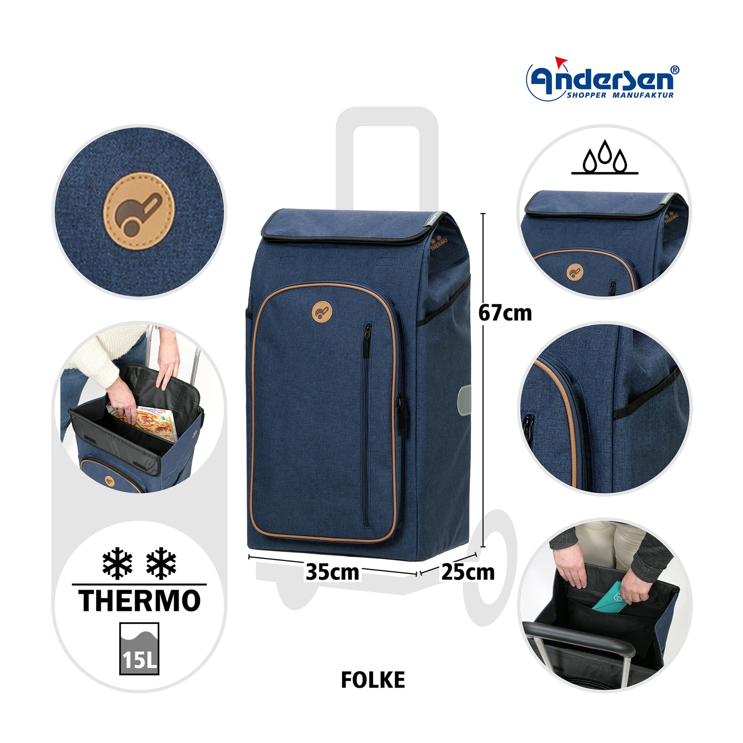 Einkaufstrolley "Royal Shopper Folke“