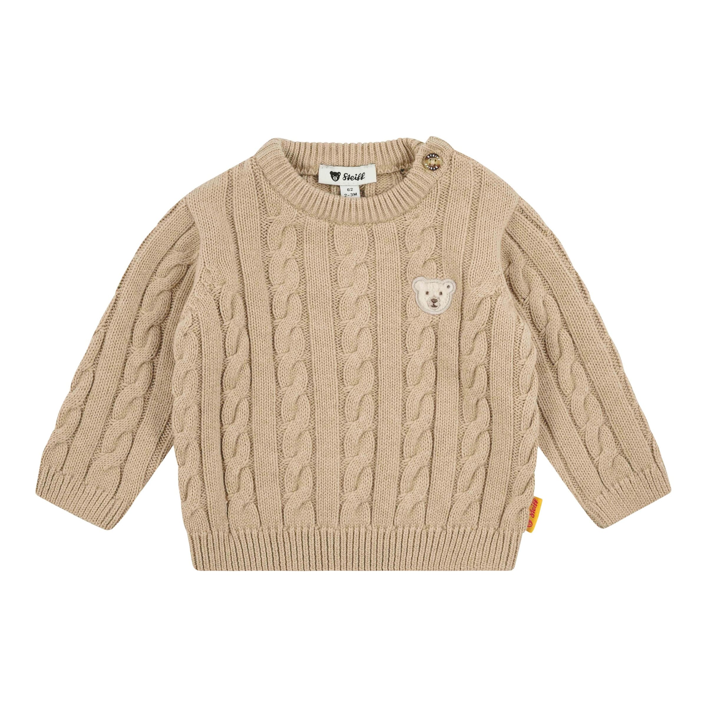 Steiff Pullover Bär Zopfmuster