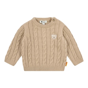 Pullover Bär Zopfmuster
