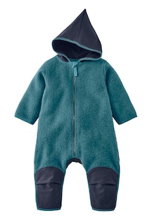 Wollfleece-Overall aus Bio-Merinowolle mit Softshell