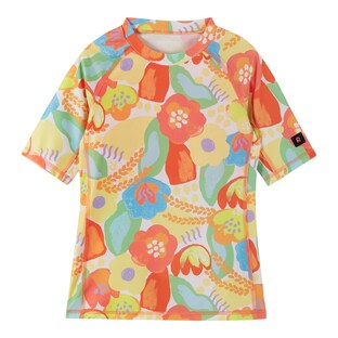 Bade-T-Shirt mit UV-Schutz Blumen