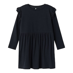 Robe à manches longues en côtes