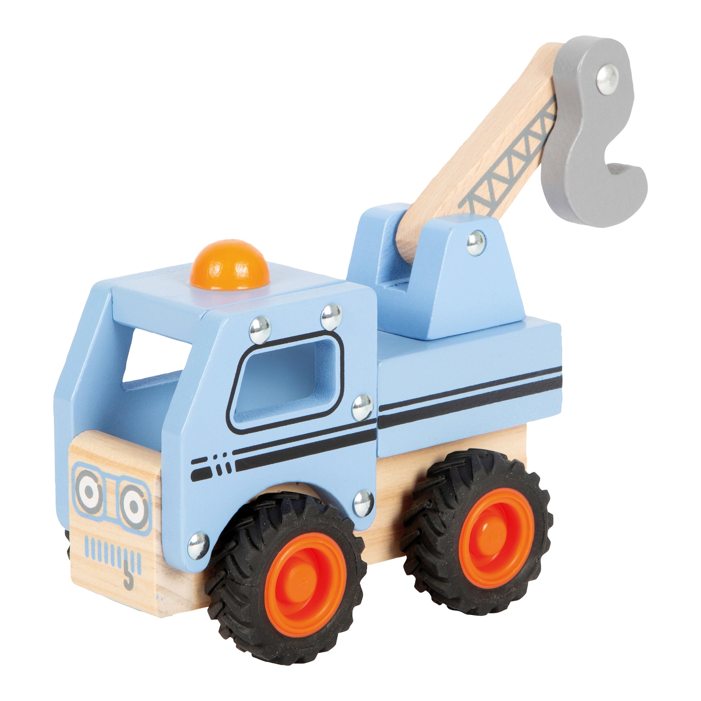 Abschleppwagen  Holz Auto ca. 19 x 7 x 10 cm - Image 8