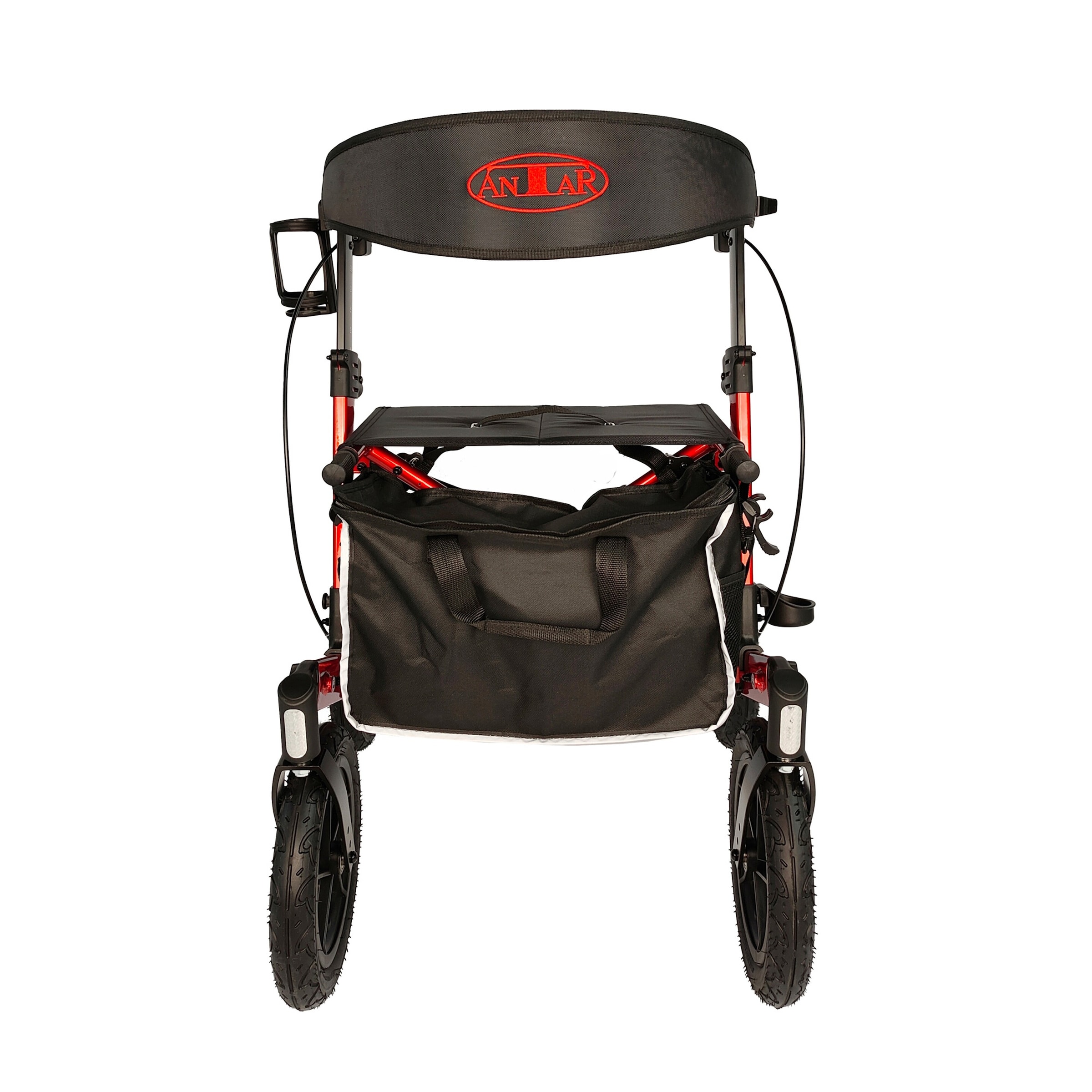 Outdoor Rollator Premium AT51045 rot