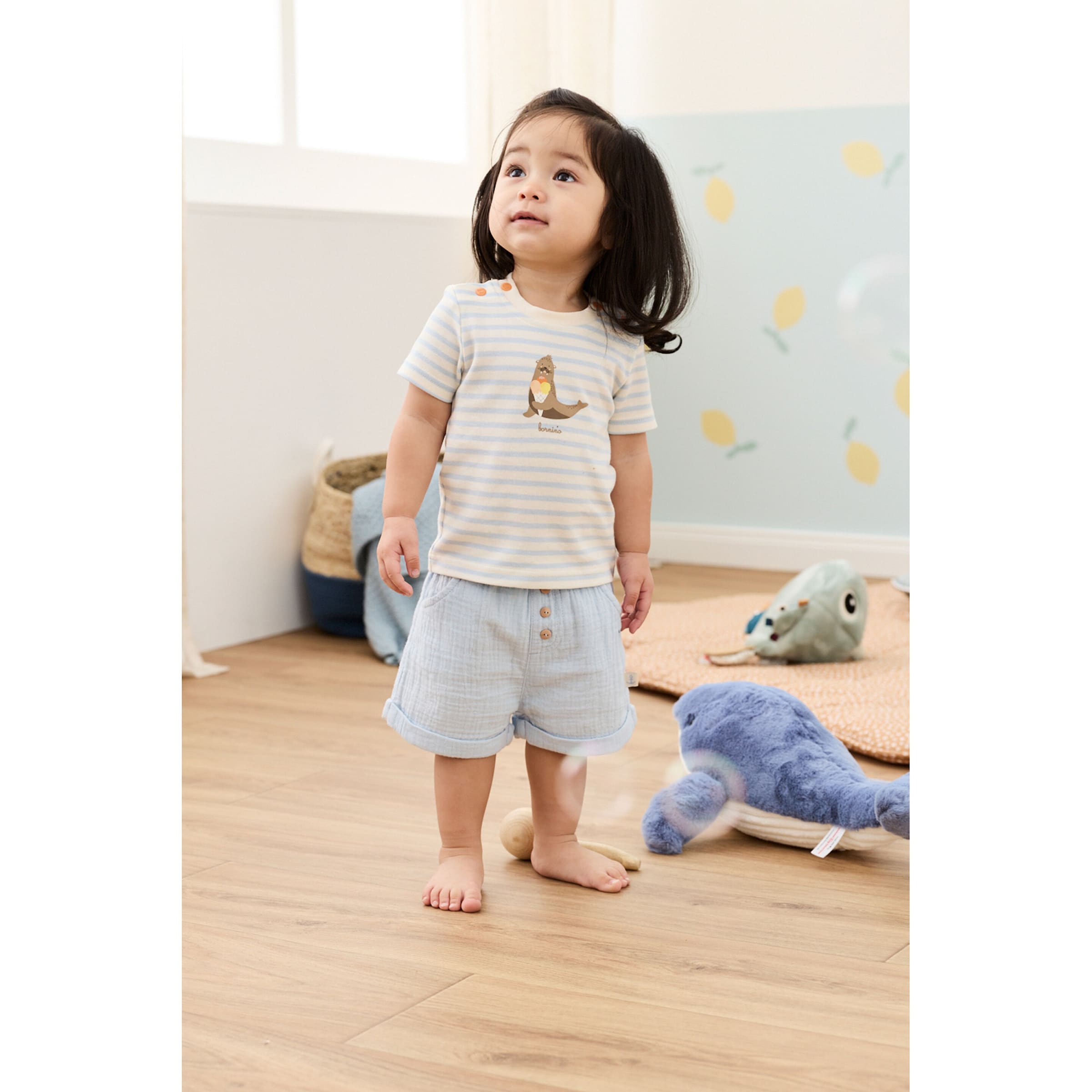 Musselin-Shorts