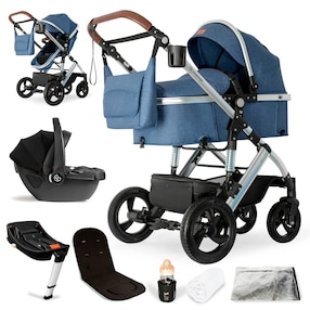 Kinderwagen Nizza + Babyschale + Isofix-Station