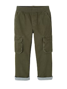 Jungen Thermo-Cargohose mit Dehnbund, Bundweite verstellbar