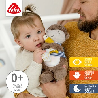 Kuscheltier Nachtlicht Otter Theo 27cm