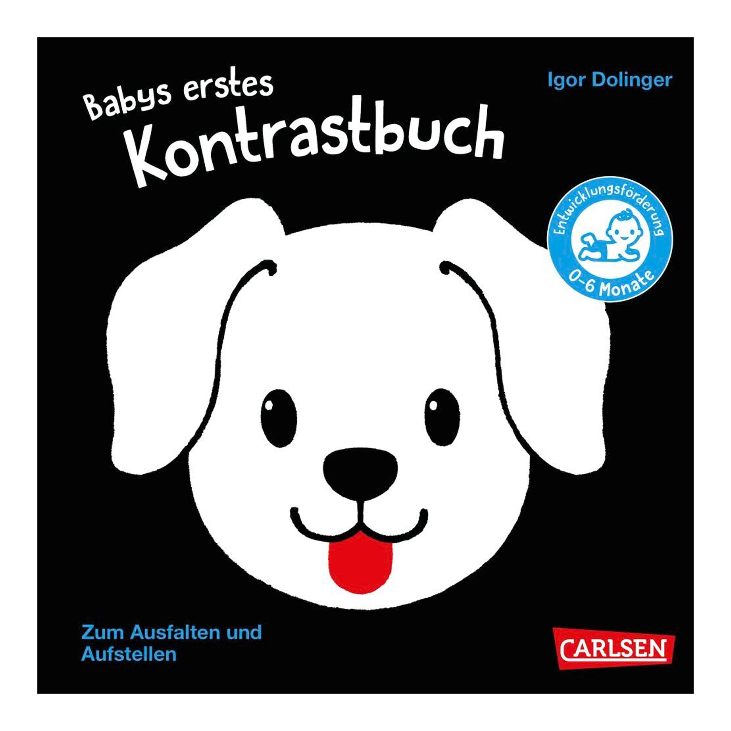 Livre d’images cartonné Babys erstes Kontrastbuch
