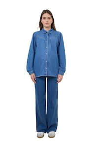 Weite Umstands-Jeans, Bundweite verstellbar
