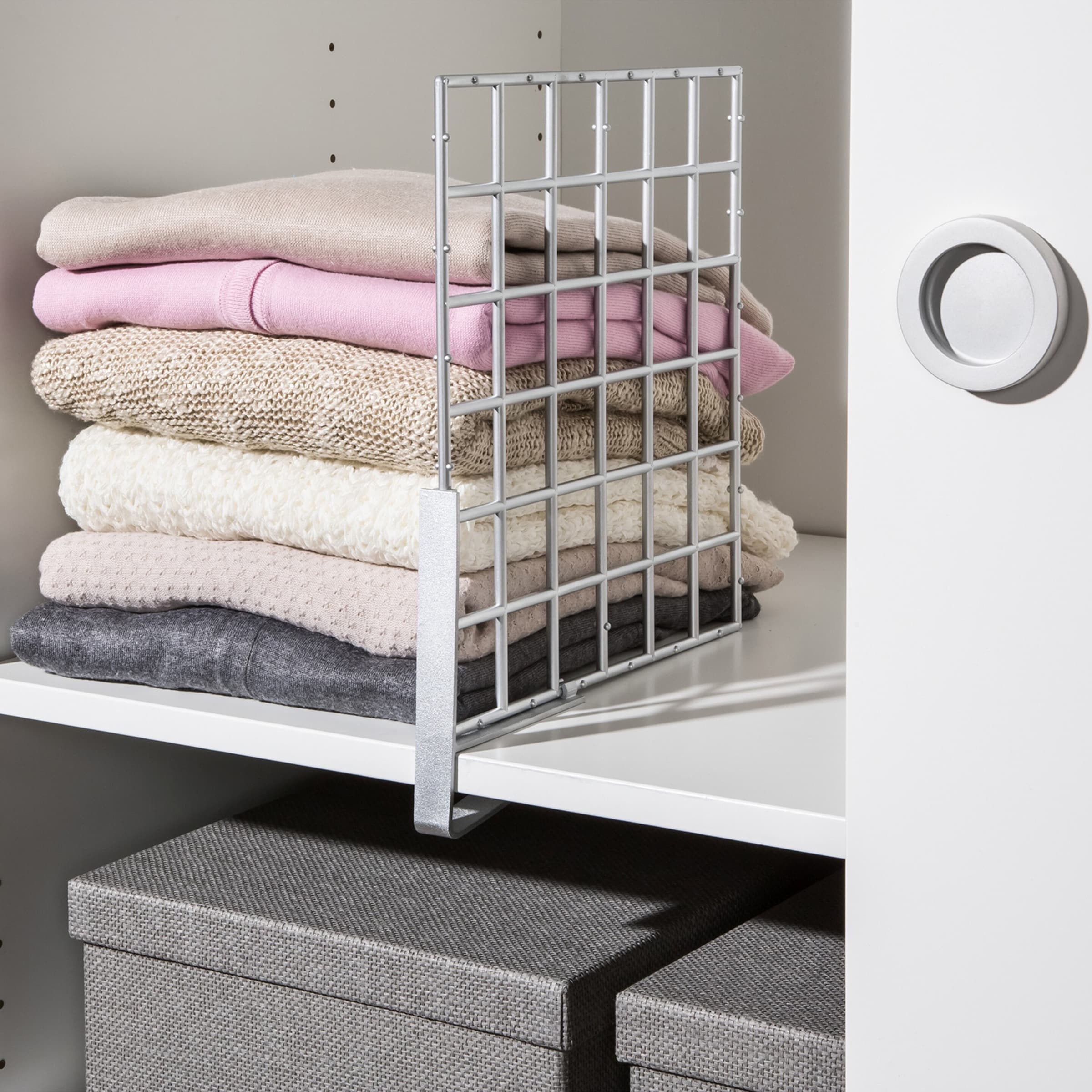 KleiDerschrank-Organizer, Regaltrenner, 2 Stück