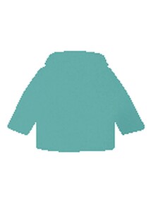 Warme Regenjacke mit Teddyfleece-Futter Mädchen, Übergangszeit