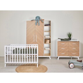 Wickelkommode Venice Fishbone White