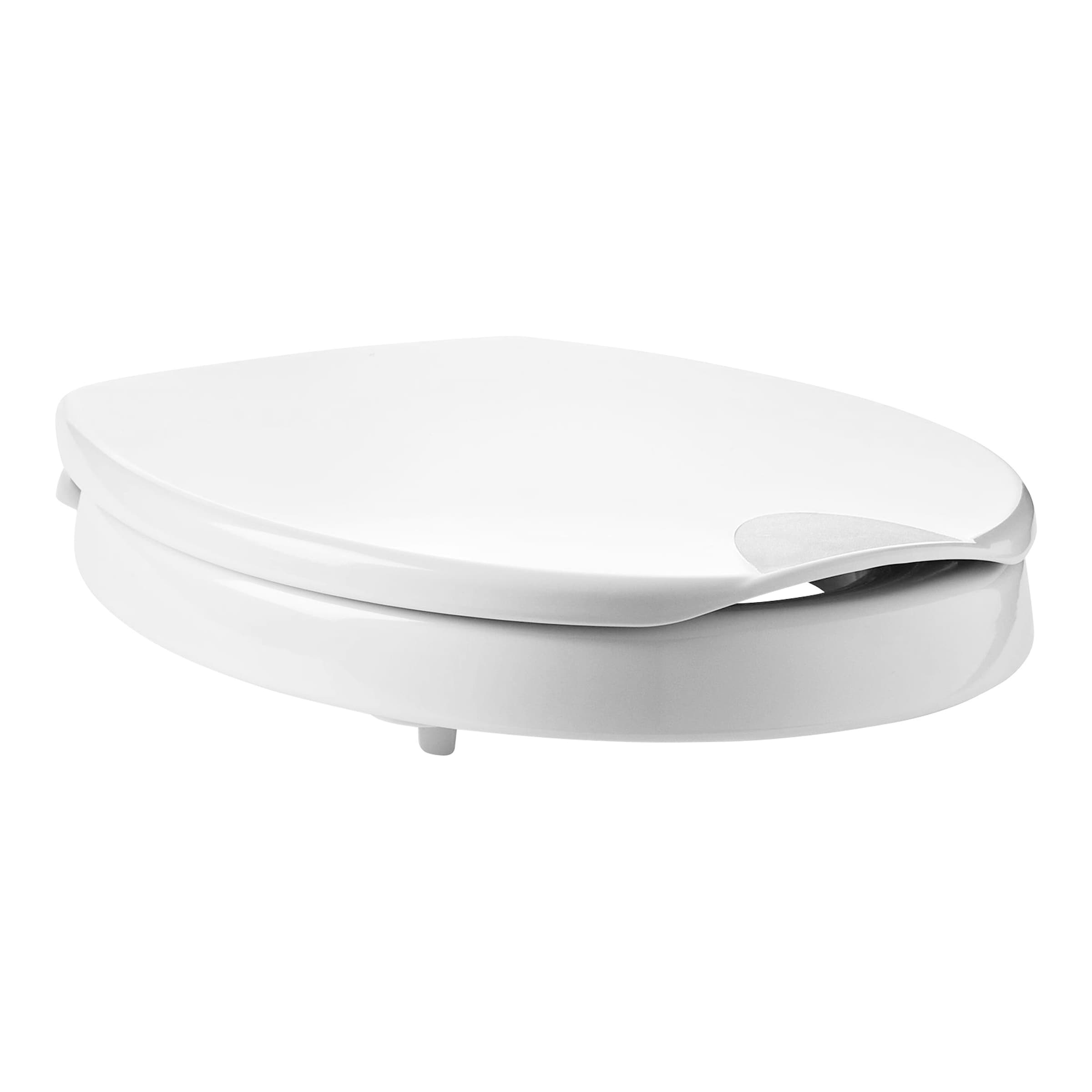 WC-Erhöhung mit Absenk-Automatik weiss