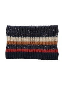 Jungen Strick-Set: Mütze, Rundschal & Handschuhe, Streifen