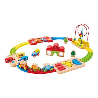 Eisenbahnset Regenbogen-Puzzle