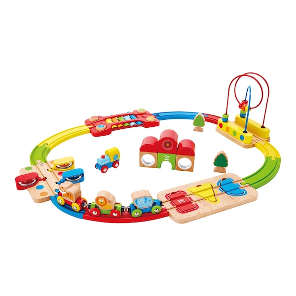 Hape Eisenbahnset Regenbogen-Puzzle