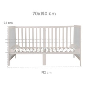 Kombi-Kinderbett 70x140 cm  Easy Sleep