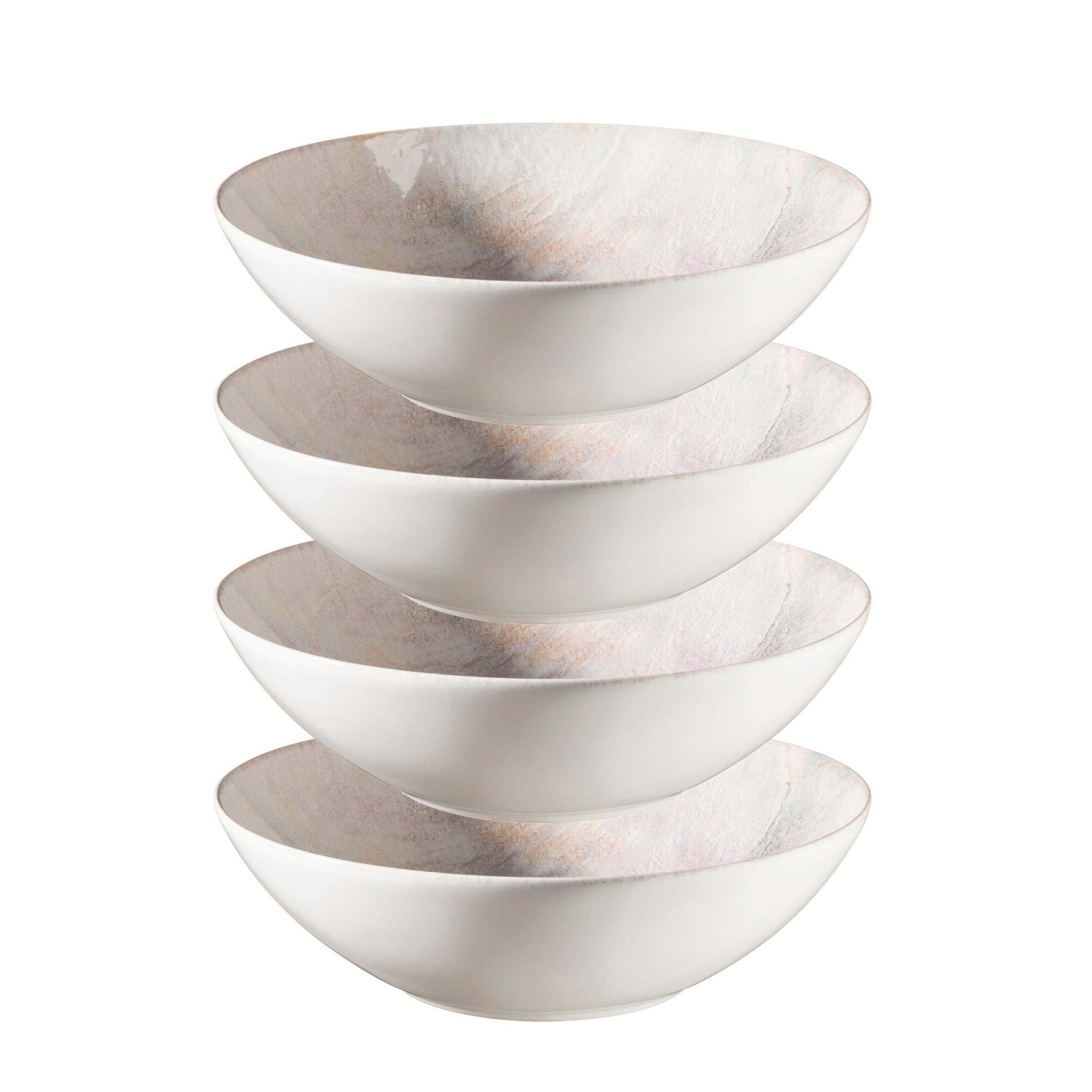 Schüssel-Set, Steinzeug Aquarellia