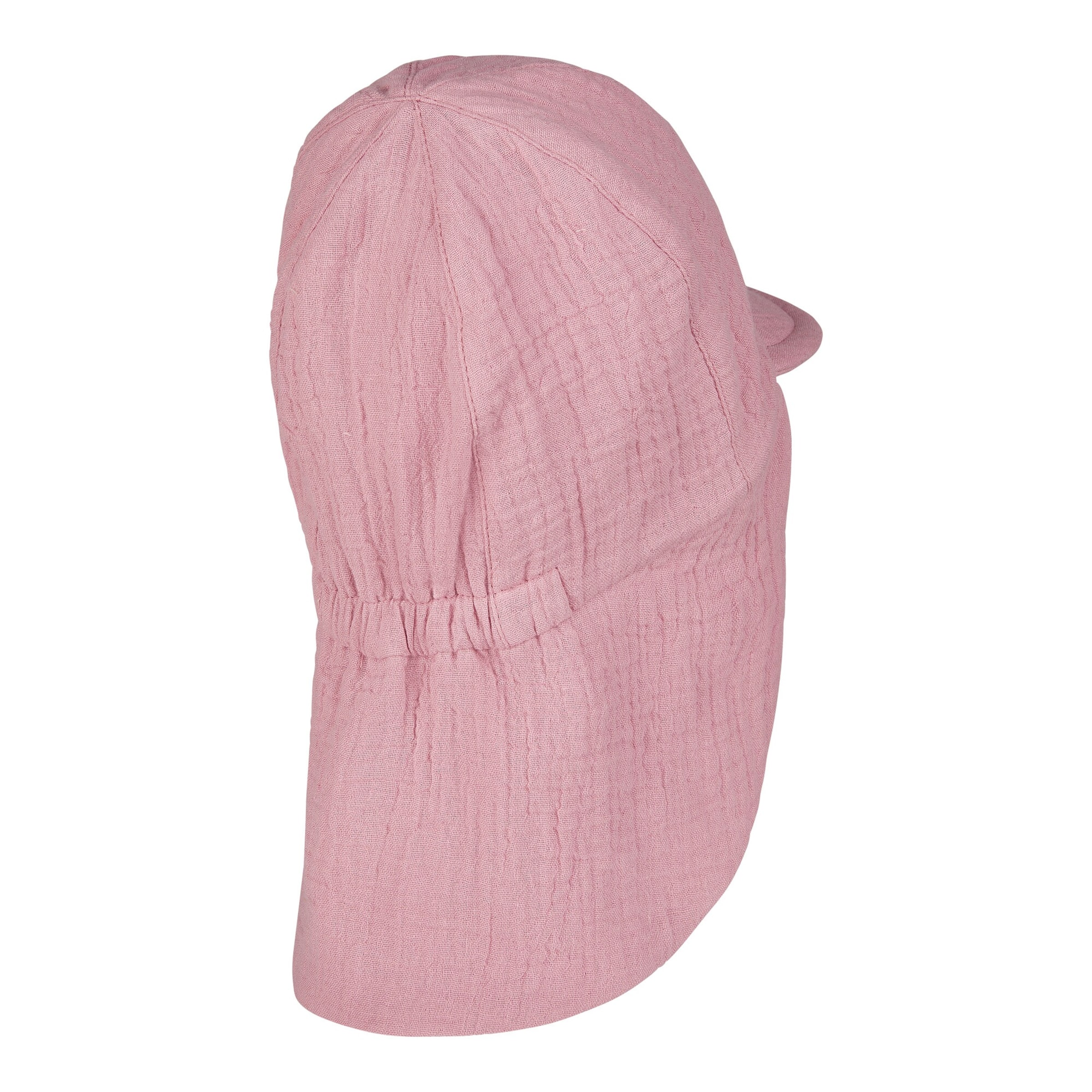 Musselin-Schirmmütze mit Nacken- und UV-Schutz