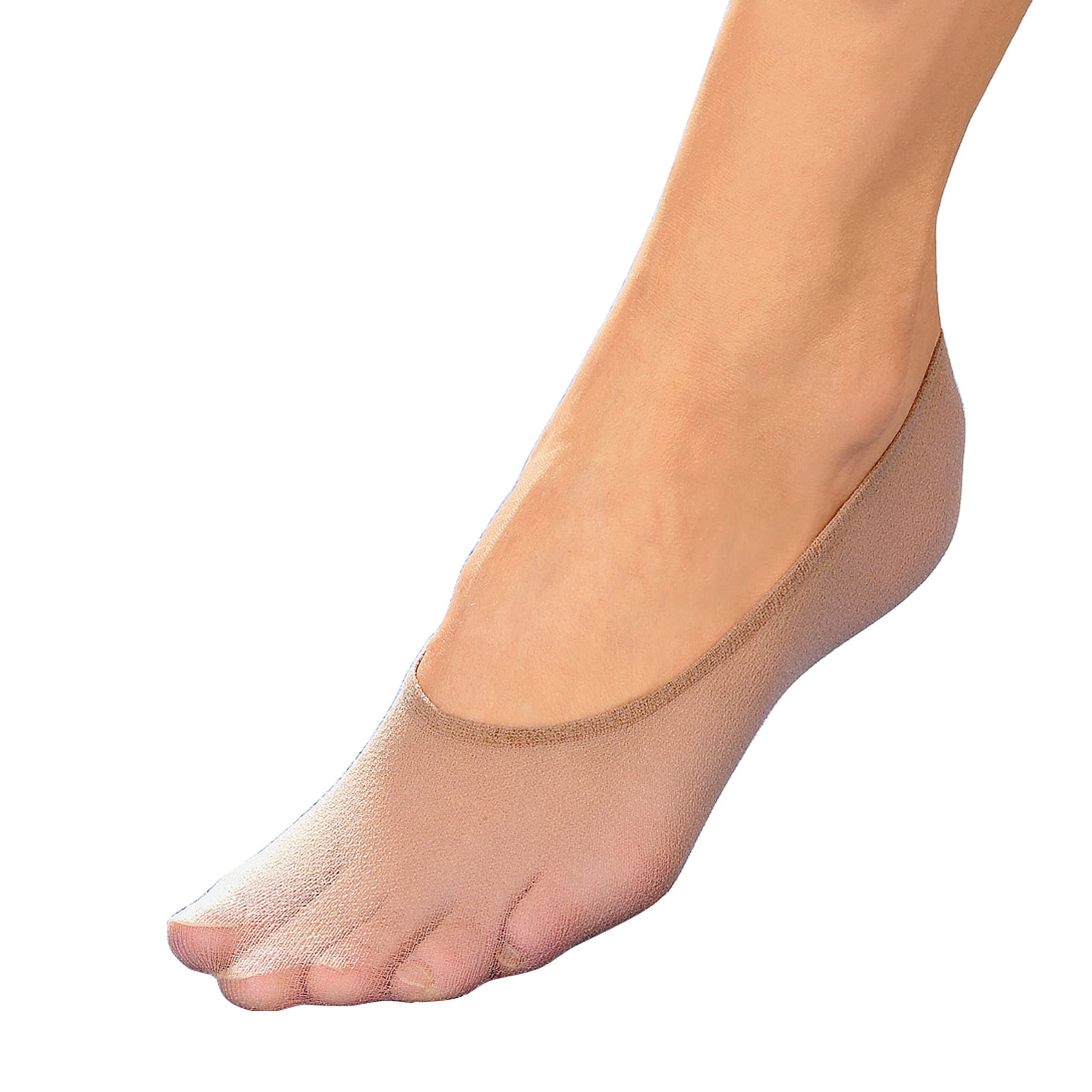 Bequem-Füßlinge, 5 Paar beige